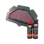 K&N Air Filter SU-6006 + Recharge Kit
