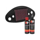 K&N Air Filter SU-8001 + Recharge Kit