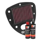 K&N Air Filter SU-8009 + Recharge Kit