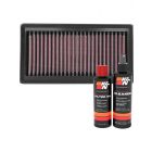 K&N Air Filter TB-1219 + Recharge Kit
