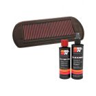 K&N Air Filter TB-9095 + Recharge Kit