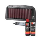K&N Air Filter YA-1002 + Recharge Kit