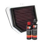 K&N Air Filter YA-1006 + Recharge Kit