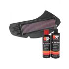 K&N Air Filter YA-1215 + Recharge Kit