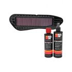 K&N Air Filter YA-2406 + Recharge Kit