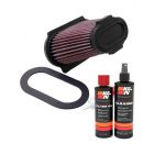 K&N Air Filter YA-6601 + Recharge Kit