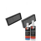 K&N Cabin Air Filter VF1002 + Recharge Kit
