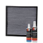 K&N Cabin Air Filter VF2001 + Recharge Kit