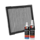 K&N Cabin Air Filter VF2033 + Recharge Kit