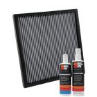 K&N Cabin Air Filter VF3017 + Recharge Kit