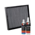K&N Cabin Air Filter VF2061 + Recharge Kit