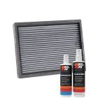 K&N Cabin Air Filter VF2068 + Recharge Kit