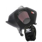 K&N Performance 77 Series Cold Air Intake System Round 77-2615KC + Filter Wrap