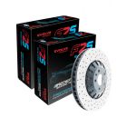 2 x Bremtec Evolve F2S Plus Disc Brake Rotor 356mm BDR2615REV BDR2616LEV