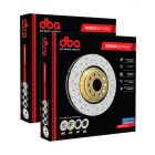 2 x DBA 5000 Cross-Drilled Slotted Disc Brake Rotor Black 370mm DBA52608BLKRXS DBA52608BLKLXS