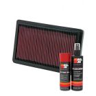 K&N Air Filter 33-2005 + Aerosol Recharge Kit