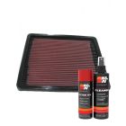K&N Air Filter 33-2017 + Aerosol Recharge Kit
