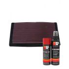 K&N Air Filter 33-2024 + Aerosol Recharge Kit