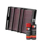 K&N Air Filter 33-2054 + Aerosol Recharge Kit