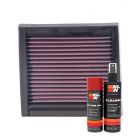 K&N Air Filter 33-2060 + Aerosol Recharge Kit