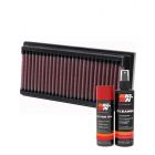 K&N Air Filter 33-2092 + Aerosol Recharge Kit