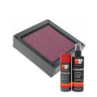 K&N Air Filter 33-2105 + Aerosol Recharge Kit