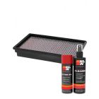 K&N Air Filter 33-2127 + Aerosol Recharge Kit
