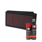 K&N Air Filter 33-2174 + Aerosol Recharge Kit