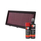 K&N Air Filter 33-2175 + Aerosol Recharge Kit