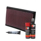 K&N Air Filter 33-2176 + Aerosol Recharge Kit