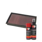 K&N Air Filter 33-2184 + Aerosol Recharge Kit