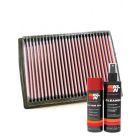 K&N Air Filter 33-2222 + Aerosol Recharge Kit
