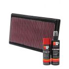 K&N Air Filter 33-2270 + Aerosol Recharge Kit