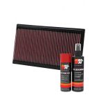 K&N Air Filter 33-2273 + Aerosol Recharge Kit