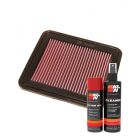 K&N Air Filter 33-2285 + Aerosol Recharge Kit