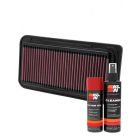 K&N Air Filter 33-2300 + Aerosol Recharge Kit