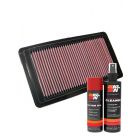 K&N Air Filter 33-2309 + Aerosol Recharge Kit