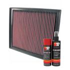 K&N Air Filter 33-2319 + Aerosol Recharge Kit