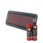 K&N Air Filter 33-2354 + Aerosol Recharge Kit