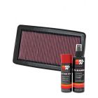 K&N Air Filter 33-2383 + Aerosol Recharge Kit