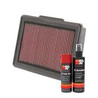 K&N Air Filter 33-2397 + Aerosol Recharge Kit