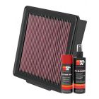 K&N Air Filter 33-2398 + Aerosol Recharge Kit