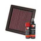 K&N Air Filter 33-2399 + Aerosol Recharge Kit