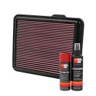 K&N Air Filter 33-2408 + Aerosol Recharge Kit