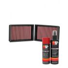 K&N Air Filter 33-2410 + Aerosol Recharge Kit
