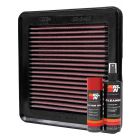 K&N Air Filter 33-2422 + Aerosol Recharge Kit