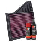 K&N Air Filter 33-2431 + Aerosol Recharge Kit