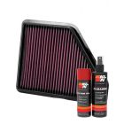 K&N Air Filter 33-2439 + Aerosol Recharge Kit