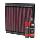 K&N Air Filter 33-2444 + Aerosol Recharge Kit