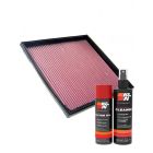 K&N Air Filter 33-2532 + Aerosol Recharge Kit